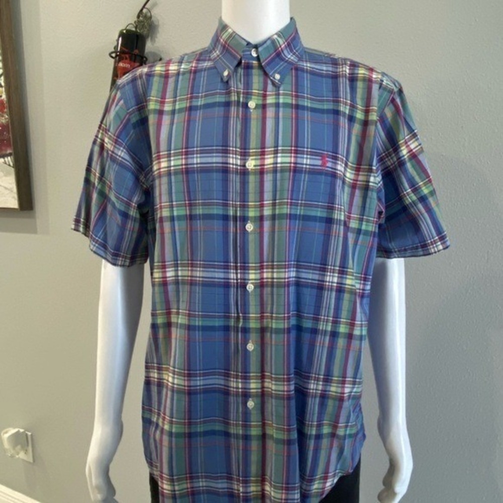 Ralph Lauren Multicolor Plaid Button Down Shirt
